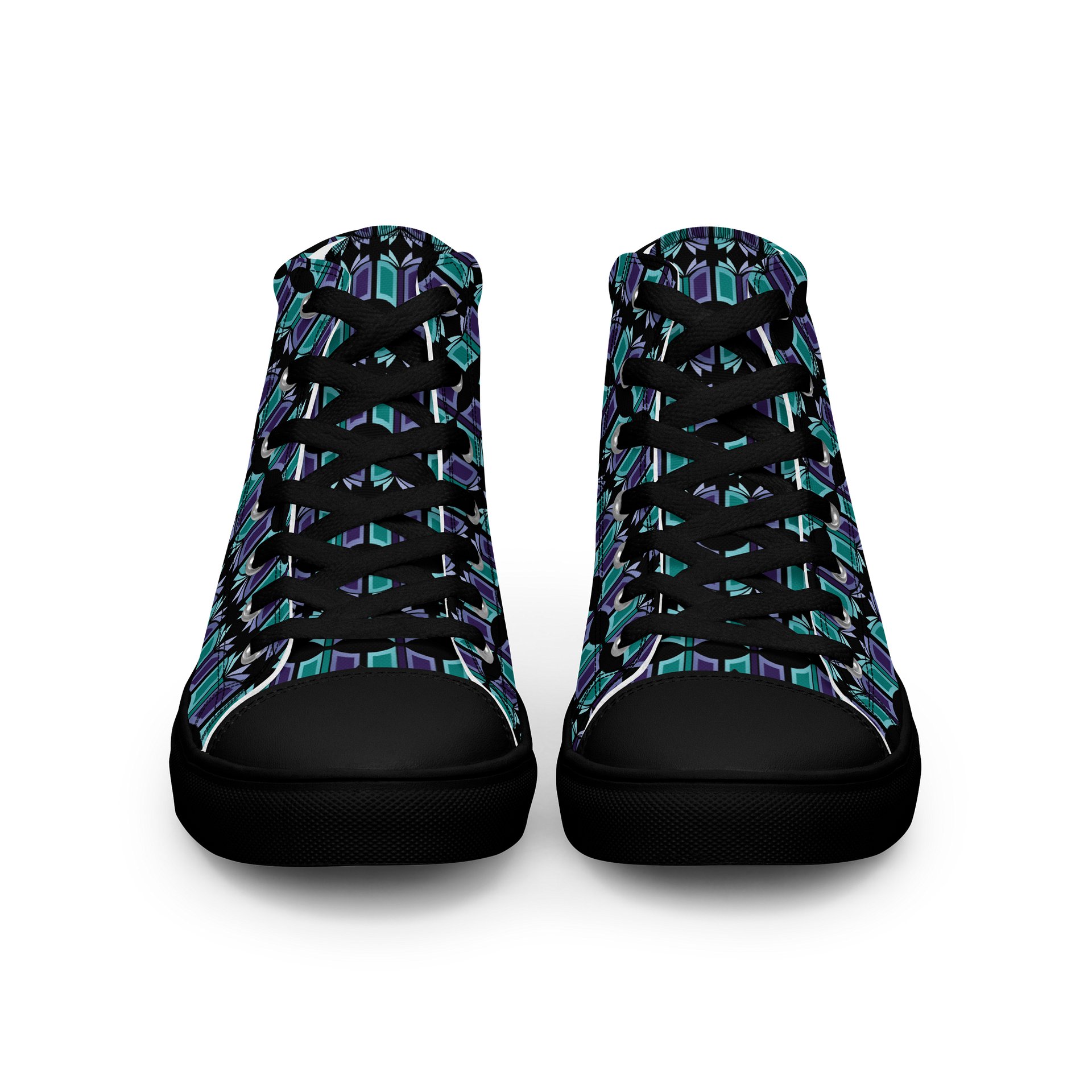 Women's Black High Top Canvas Shoes + One-Time Contribution product image (3)