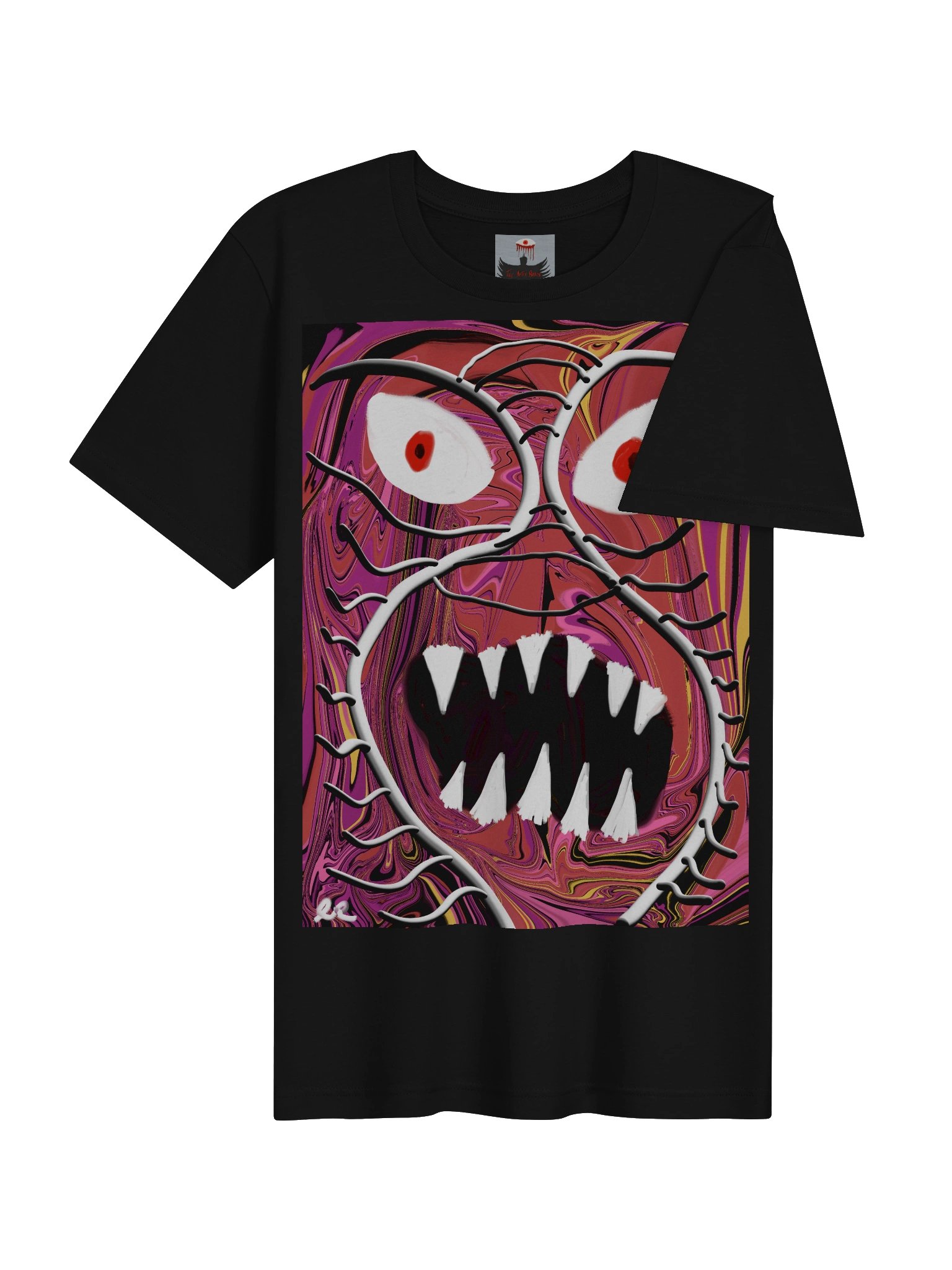Psychedelic Monster Face Tee product image (4)