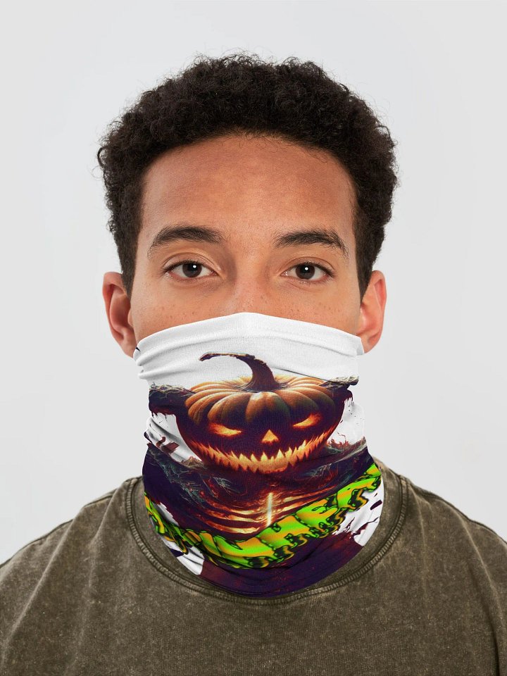Pumpkinhead Par Glow-in-the-Dark Neck Gaiter product image (1)