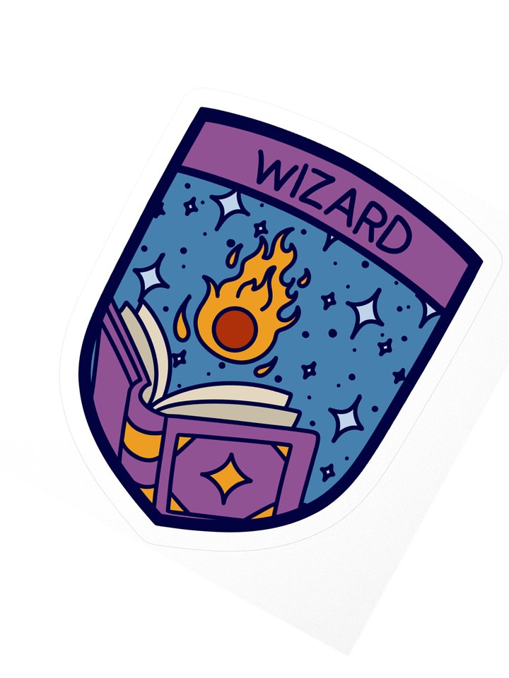 Wizard Emblem Sticker product image (4)