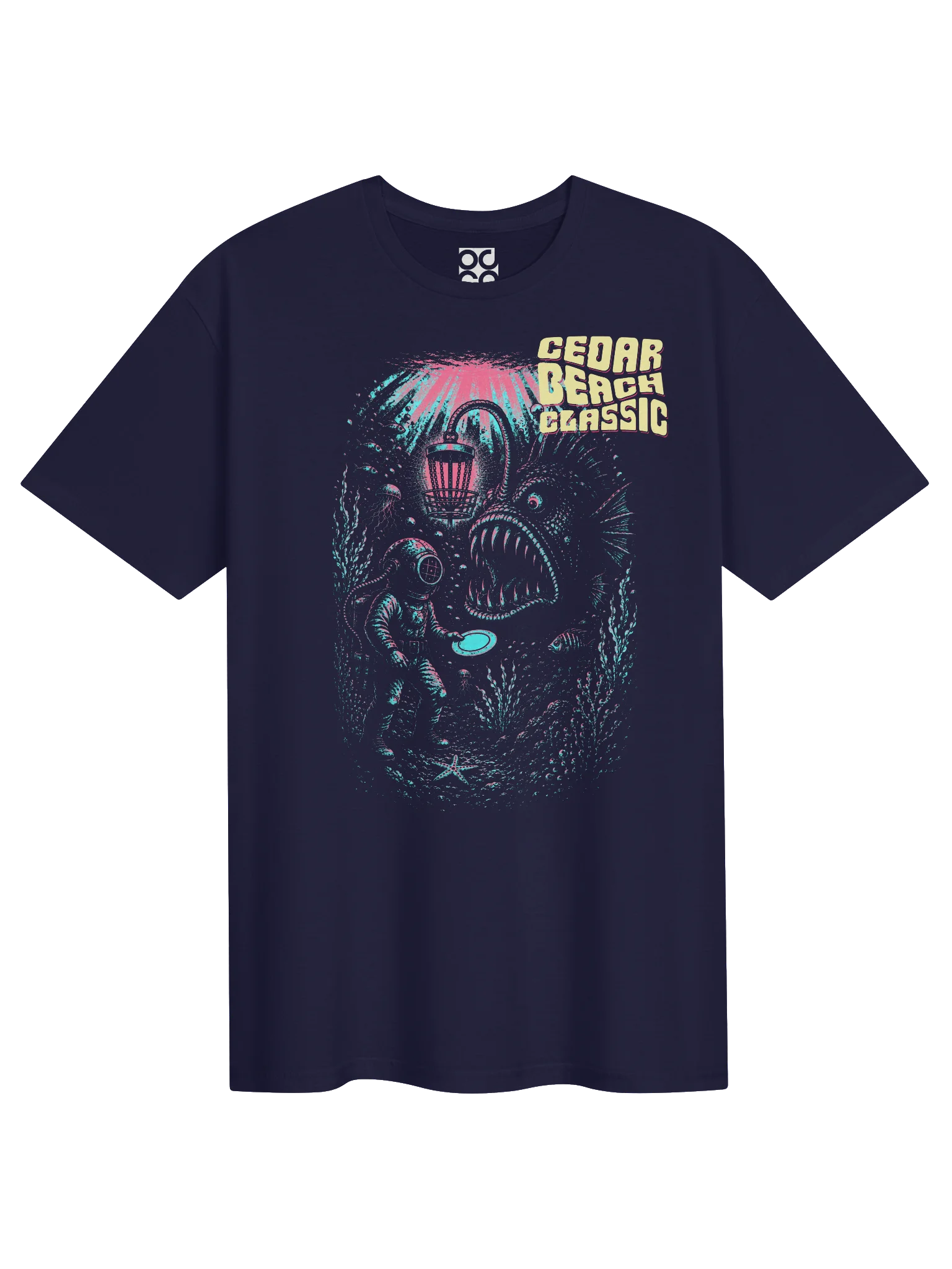 Cedar Beach Classic 2026 - Retro Diver Tee product image (2)