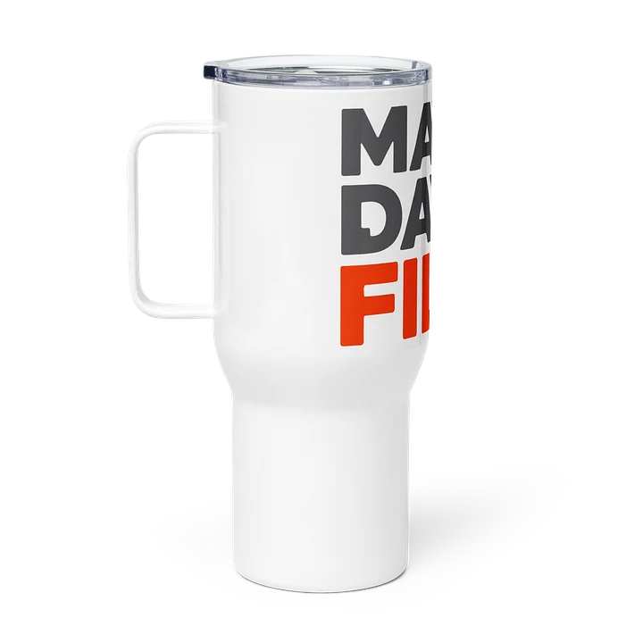 Reisebecher mit MayDayFiles Logo product image (1)