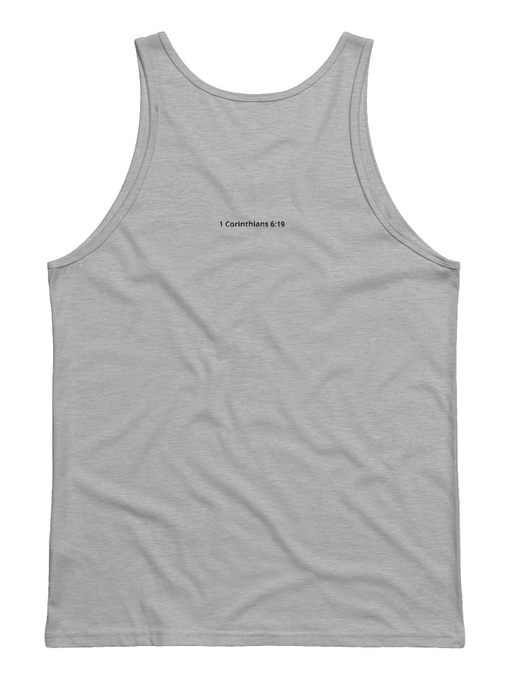 His House Mens Jersey Tank - Grey/White product image (2)