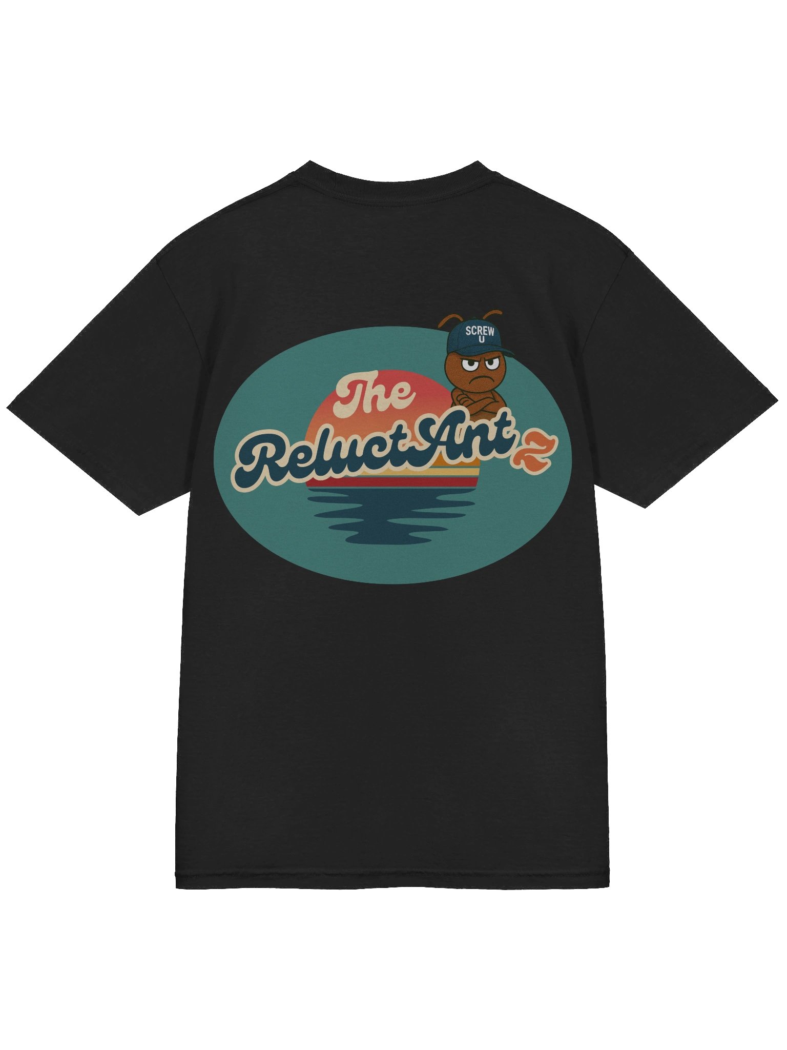 Screw U T-Shirt by The ReluctAntz – Black product image (4)