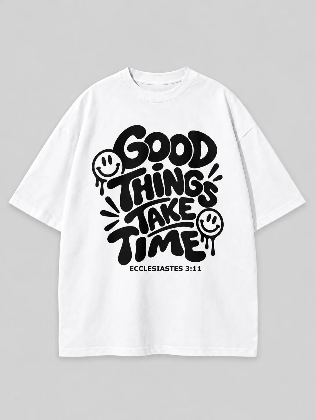 Good Things Take Time PNG | Retro Christian Shirt Design | Ecclesiastes 3:11 product image (2)