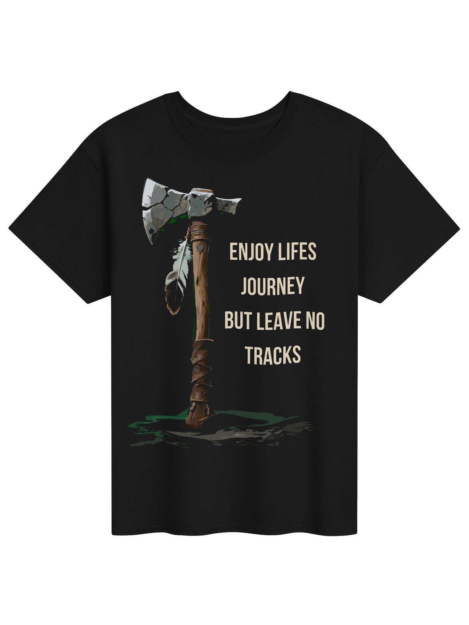Leave No Tracks Axe Graphic Tee product image (1)