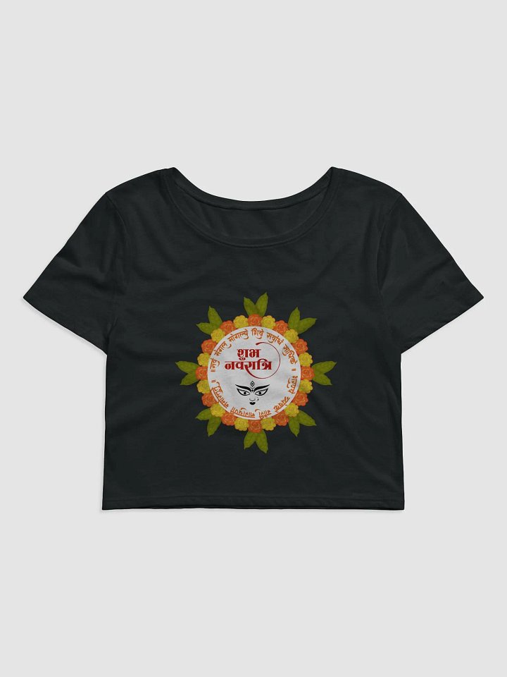 Navratri Women's Crop Tee - Enjoy the festival and Gift for your loved ones product image (2)