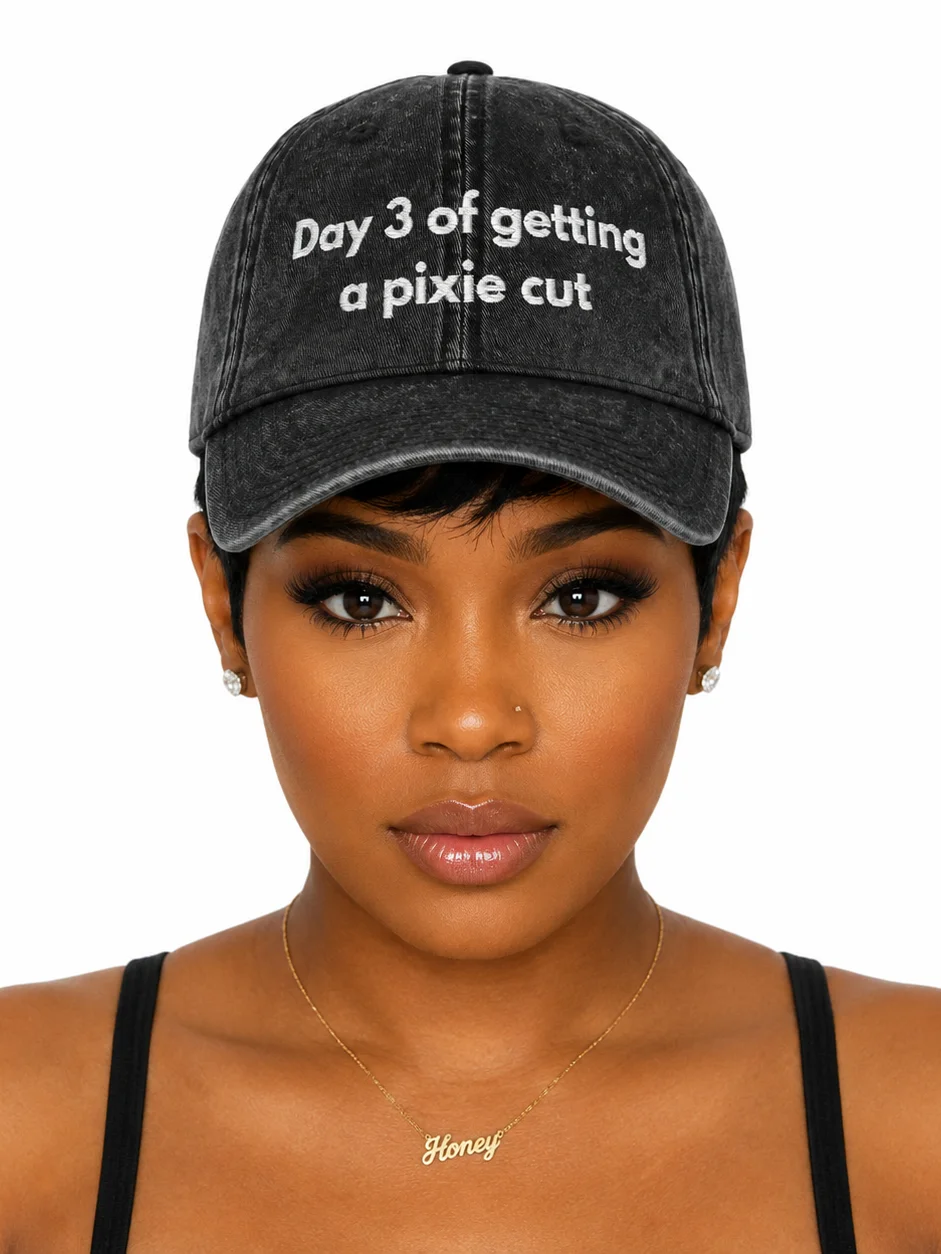 Day 3 of getting a pixie cut product image (1)