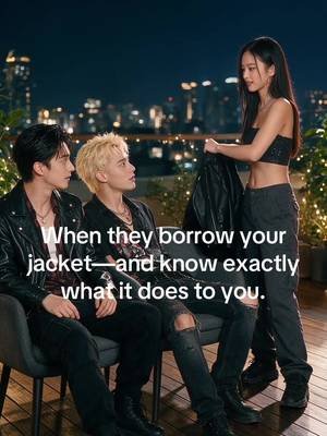 The jacket was right there. So were three other chairs. That wasn’t an accident. 👀 “Every Little Thing You Do” — Bounce Protocol. #Flirting #DuoChemistry #KpopFunk  #BounceProtocol #EveryLittleThingYouDo