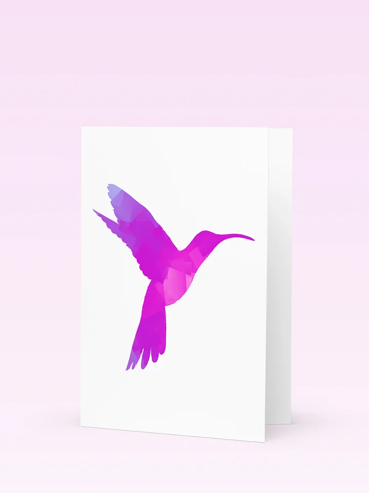 Vibrant Greeting Card - Hummingbird product image (1)