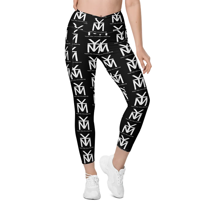 YTM Logo All-Over Crossover Leggings product image (1)