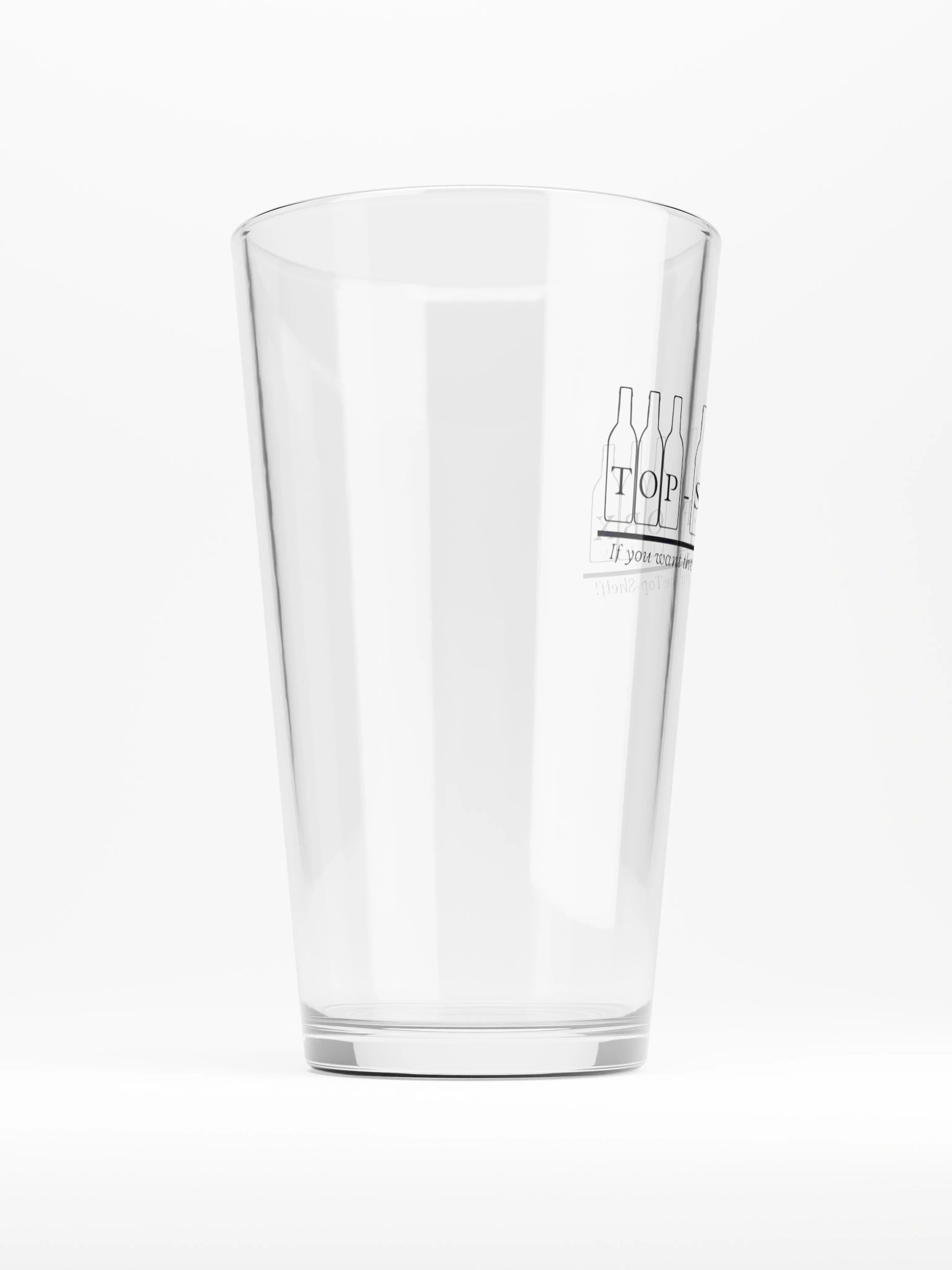 Top Shelf Pint Glass product image (2)