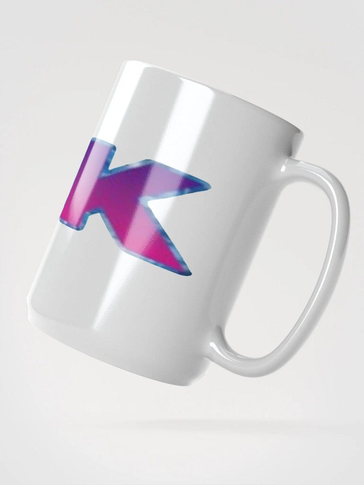 Purple K White Glossy Mug product image (2)