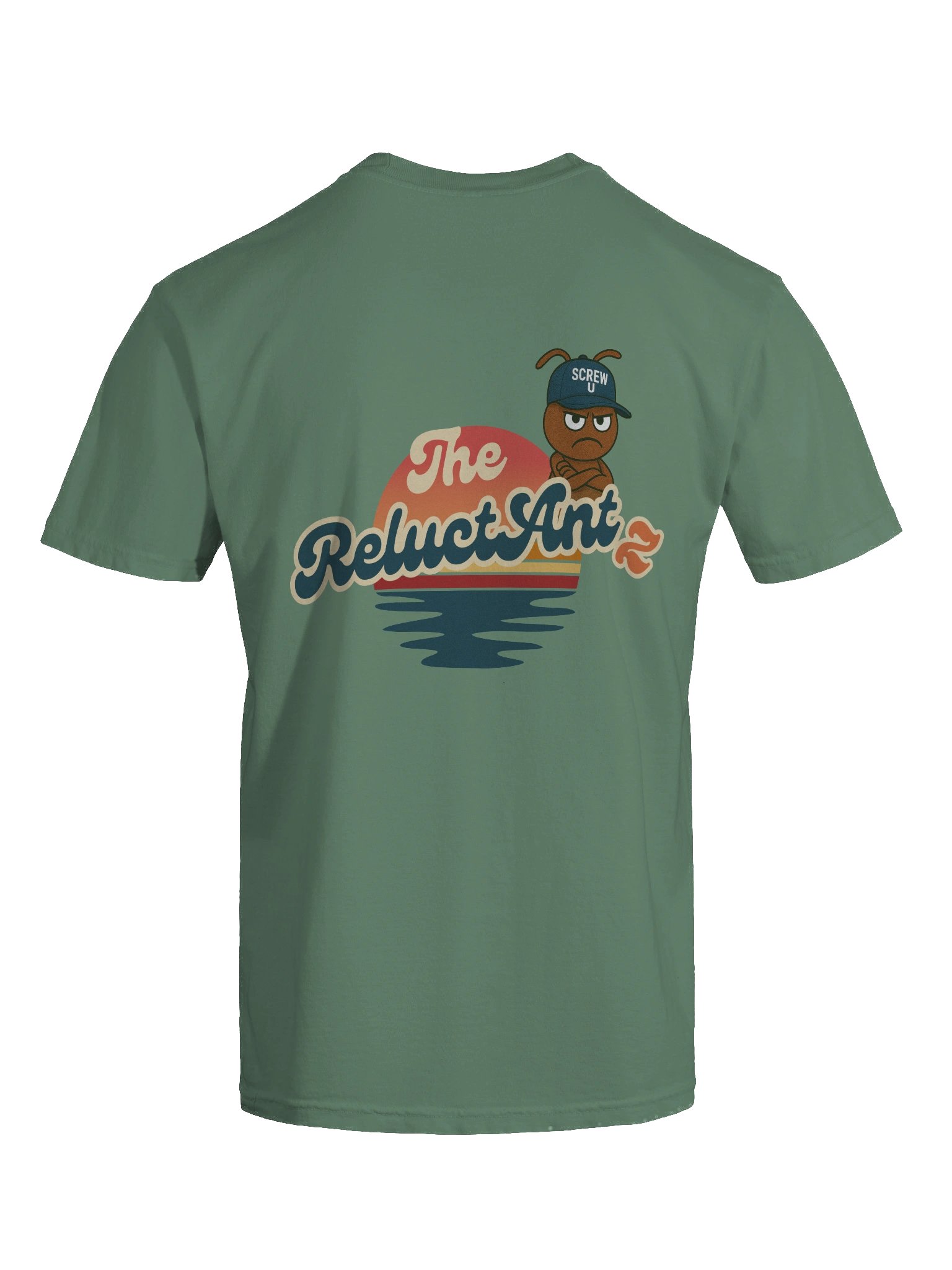 Screw U T-Shirt by The ReluctAntz – Light Green product image (9)