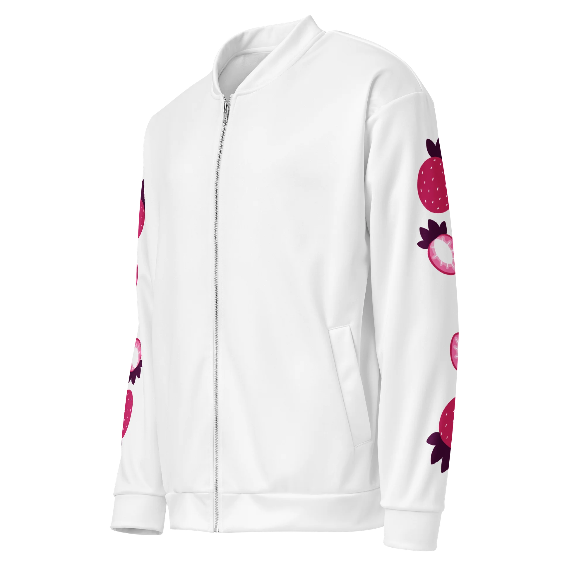 Berry Print Bomber Jacket product image (2)