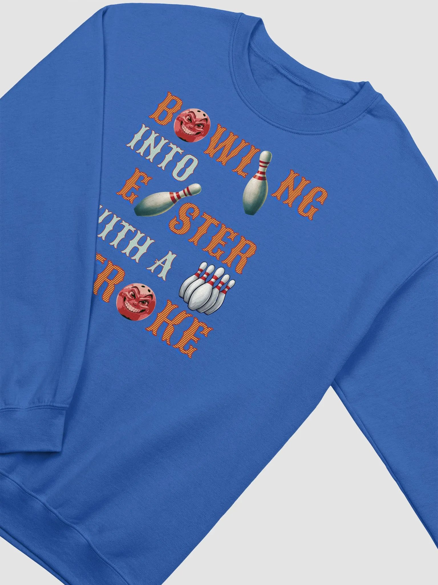 Bowling Into Easter With A Strike Crewneck Sweatshirt product image (18)