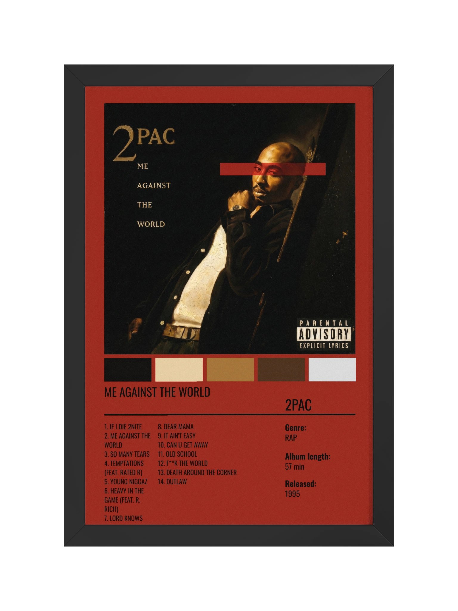 ME AGAINST THE WORLD "RED" product image (1)