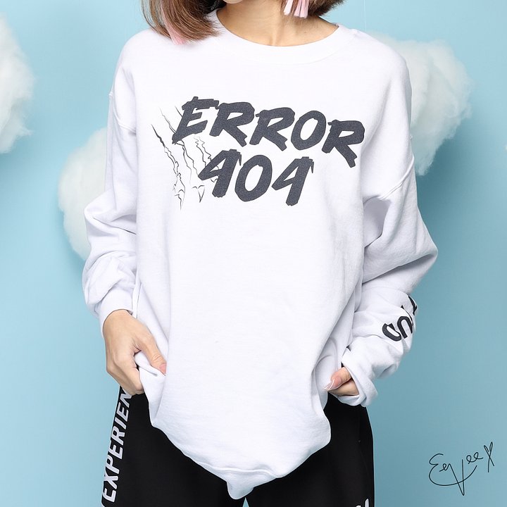 ERROR 404 SWEATSHIRT - [WHITE] product image (2)