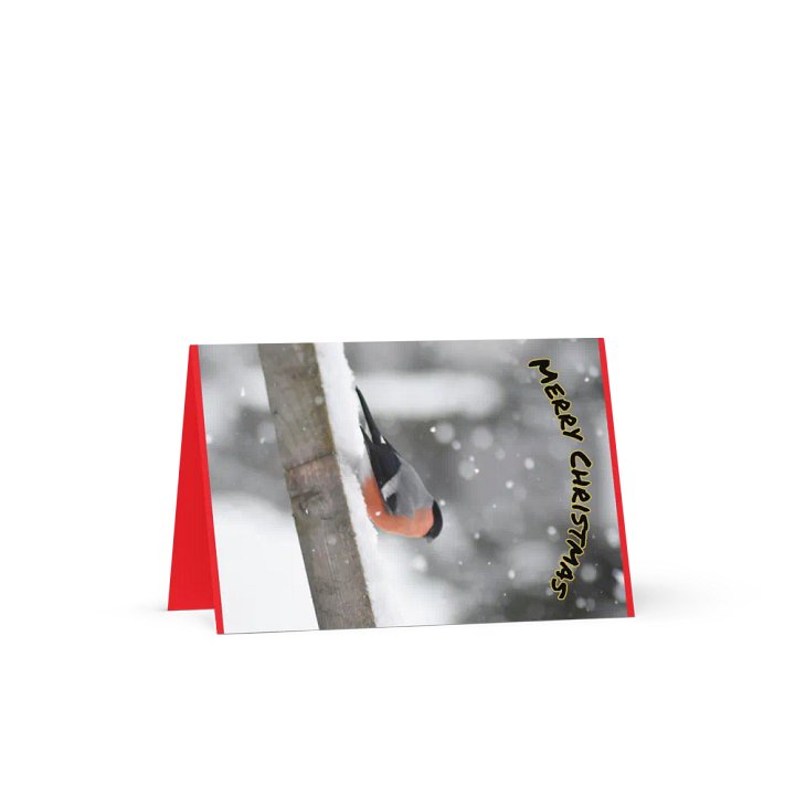 Greeting card: Bullfinch In Snow product image (2)