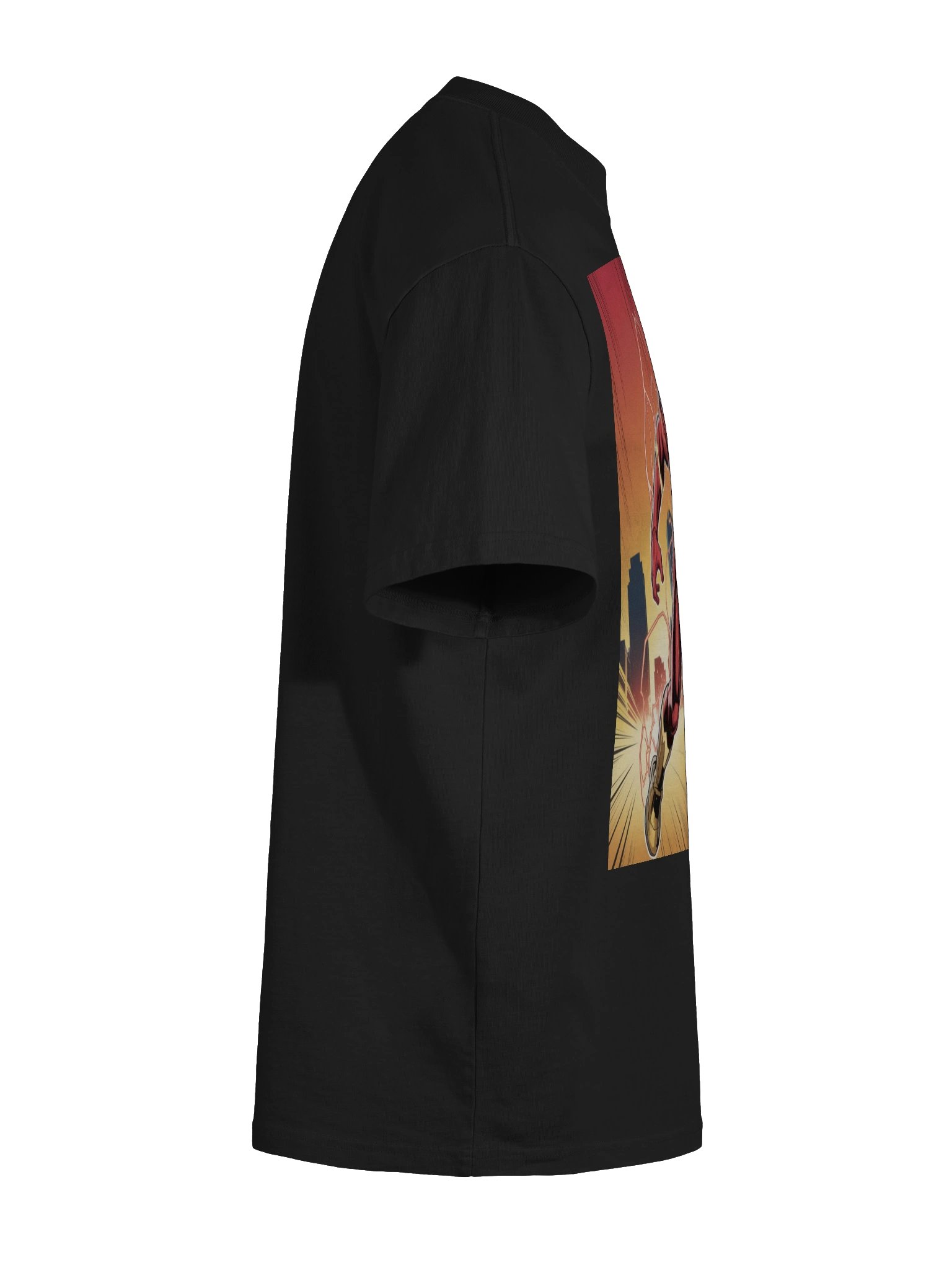 Twilight Forge: The Flash Ember Rush Oversized Faded T-Shirt product image (11)