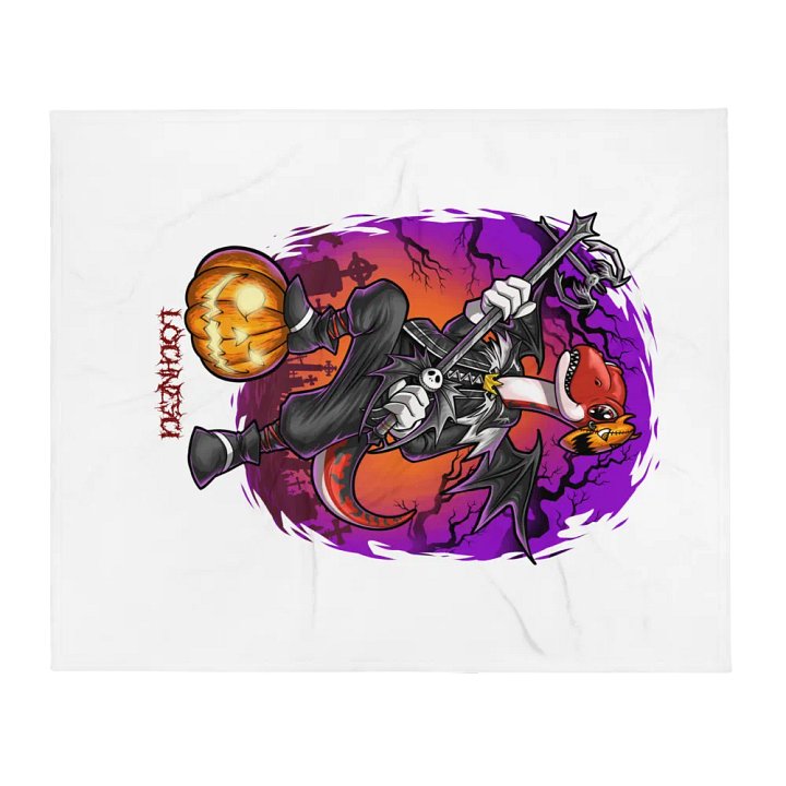 Halloween Nessie Throw Blanket product image (1)