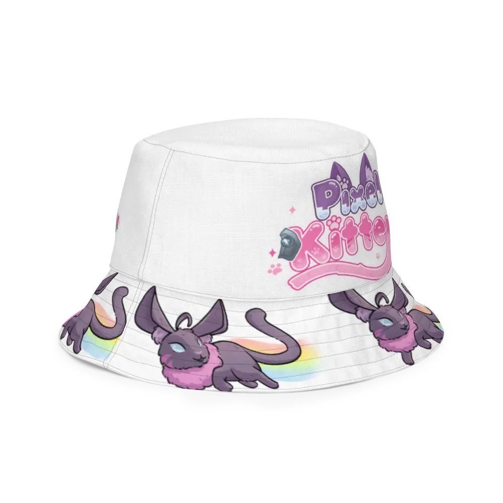 Pixel Kitten Reversible Bucket Hat product image (11)