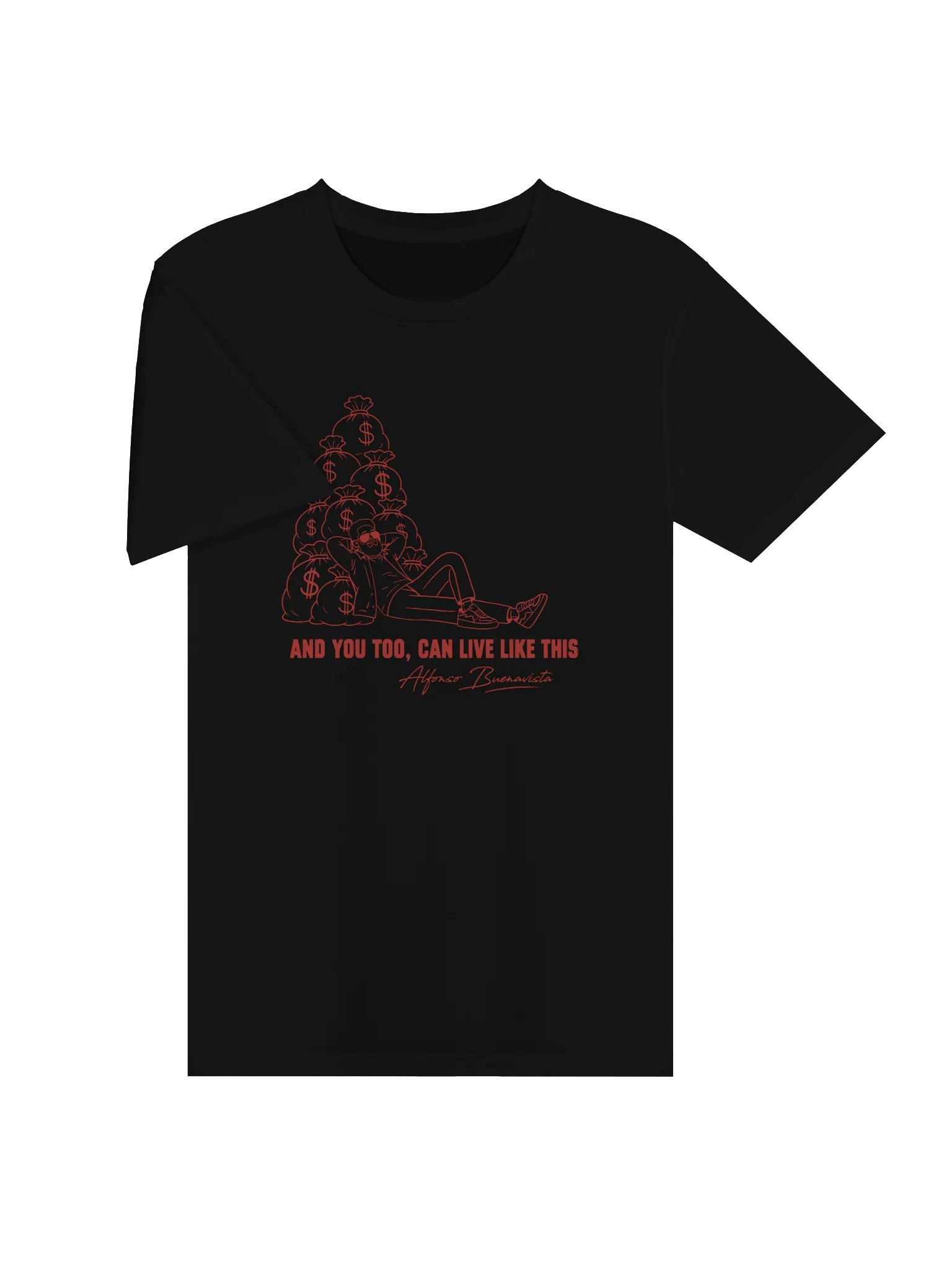 Alfonso Buenavista Tee — Black product image (2)