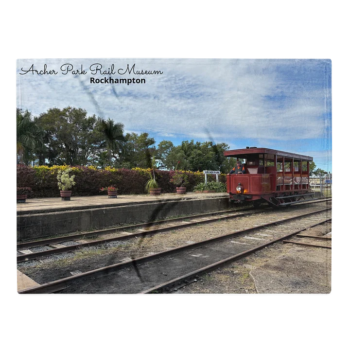 Archer Park Rail Museum blanket product image (1)
