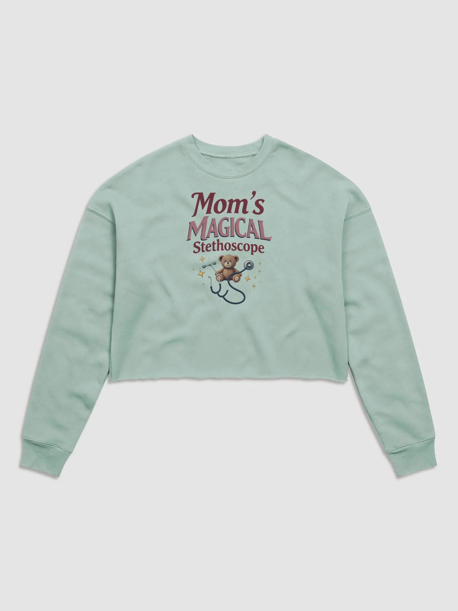 Mom's Magical Stethoscope Crop Sweatshirt product image (13)