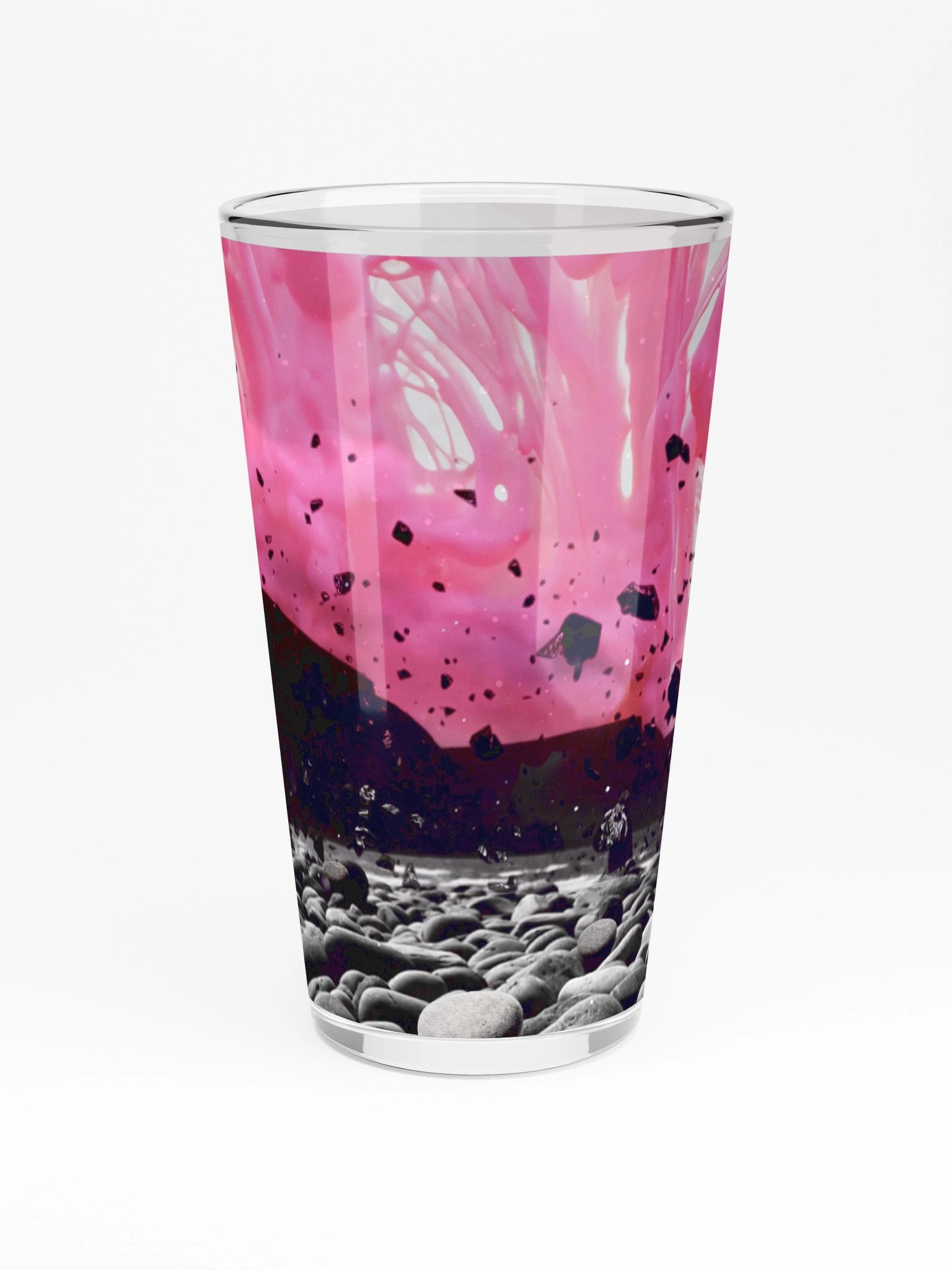 Pink Splash Pint Glass product image (3)