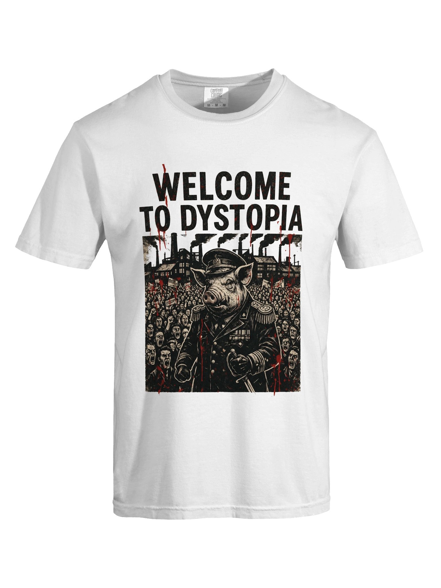 Welcome to Dystopia Rebel Graphic Tee product image (5)