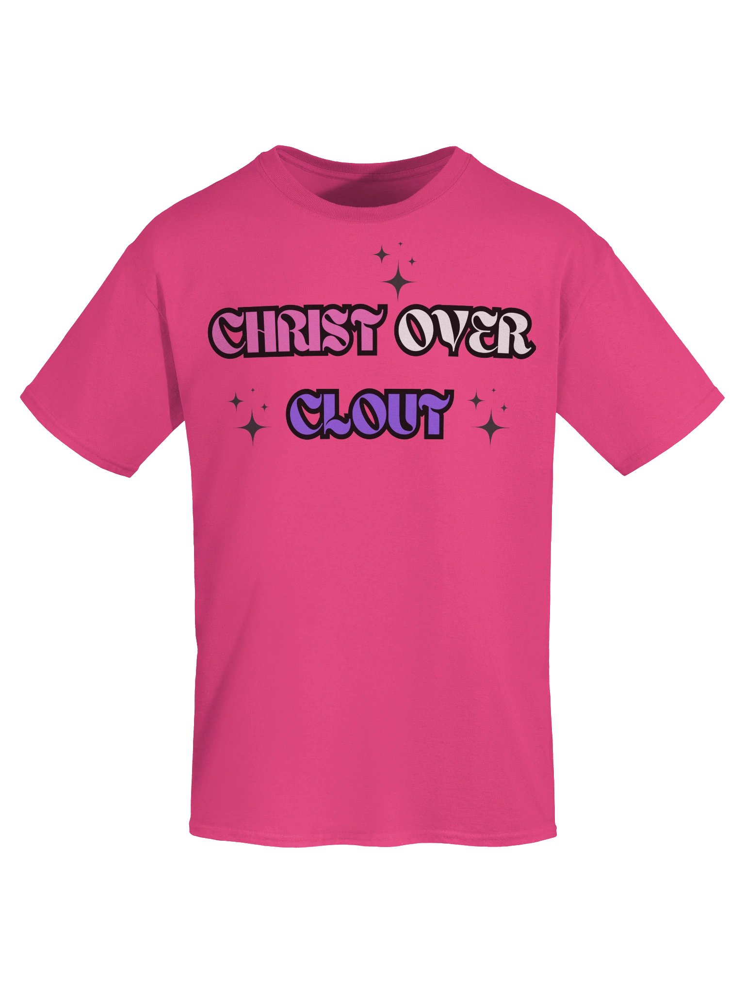 Christ Over Clout Christian T Shirt Faith Based Apparel Bold Kingdom Statement Christian Clothing product image (7)