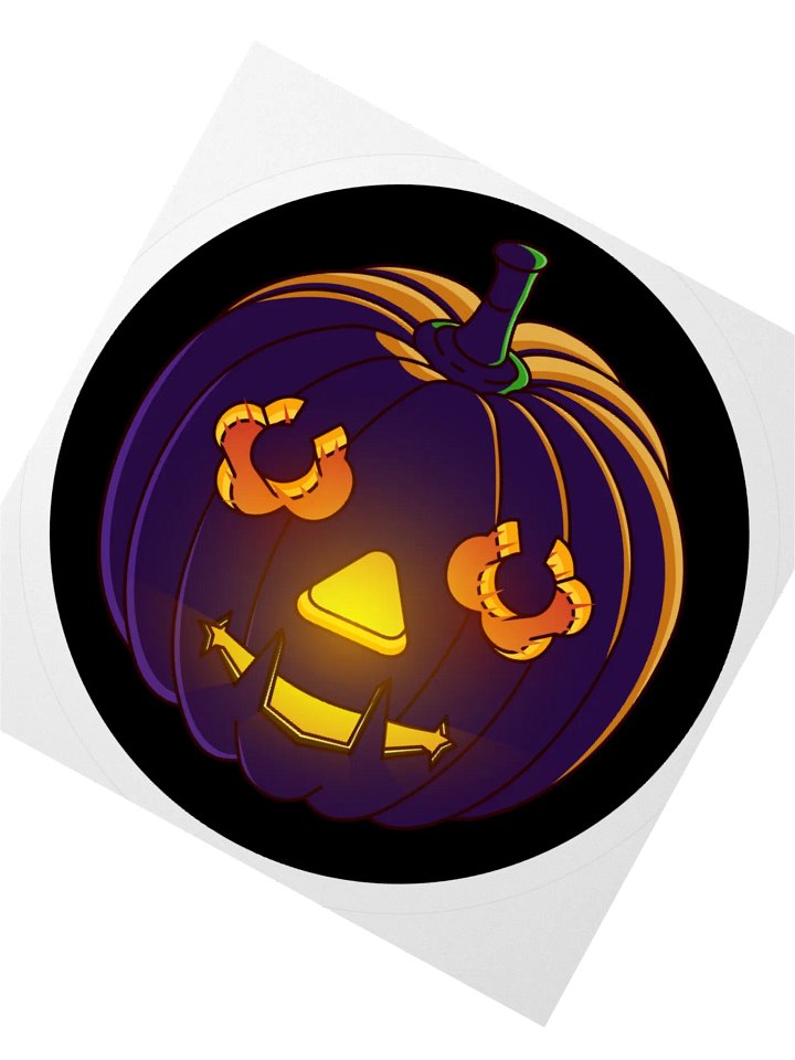 Flame pumpkin - Stickers product image (6)