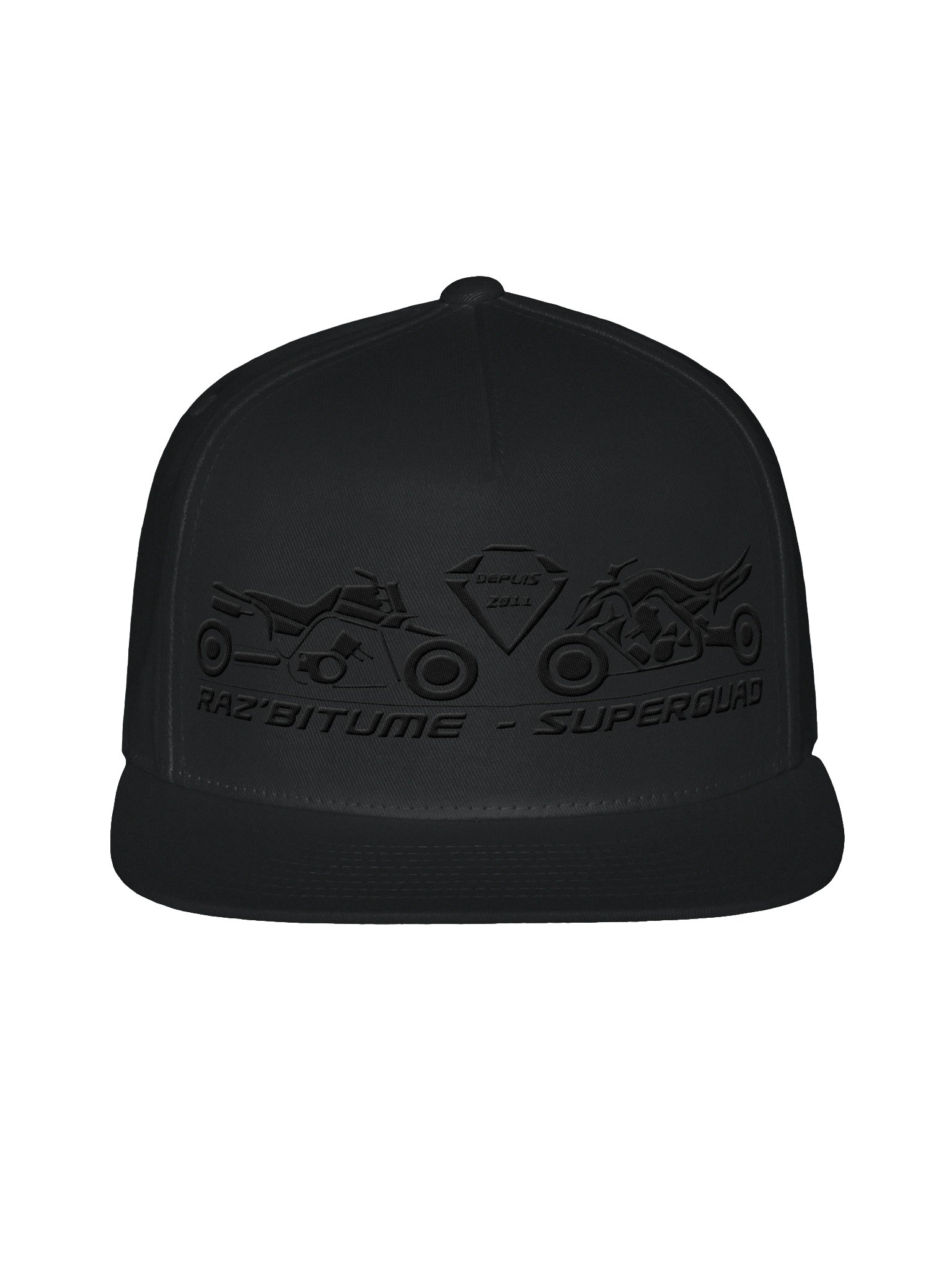 Raz'Bitume - Superquad noir - Snapback product image (1)