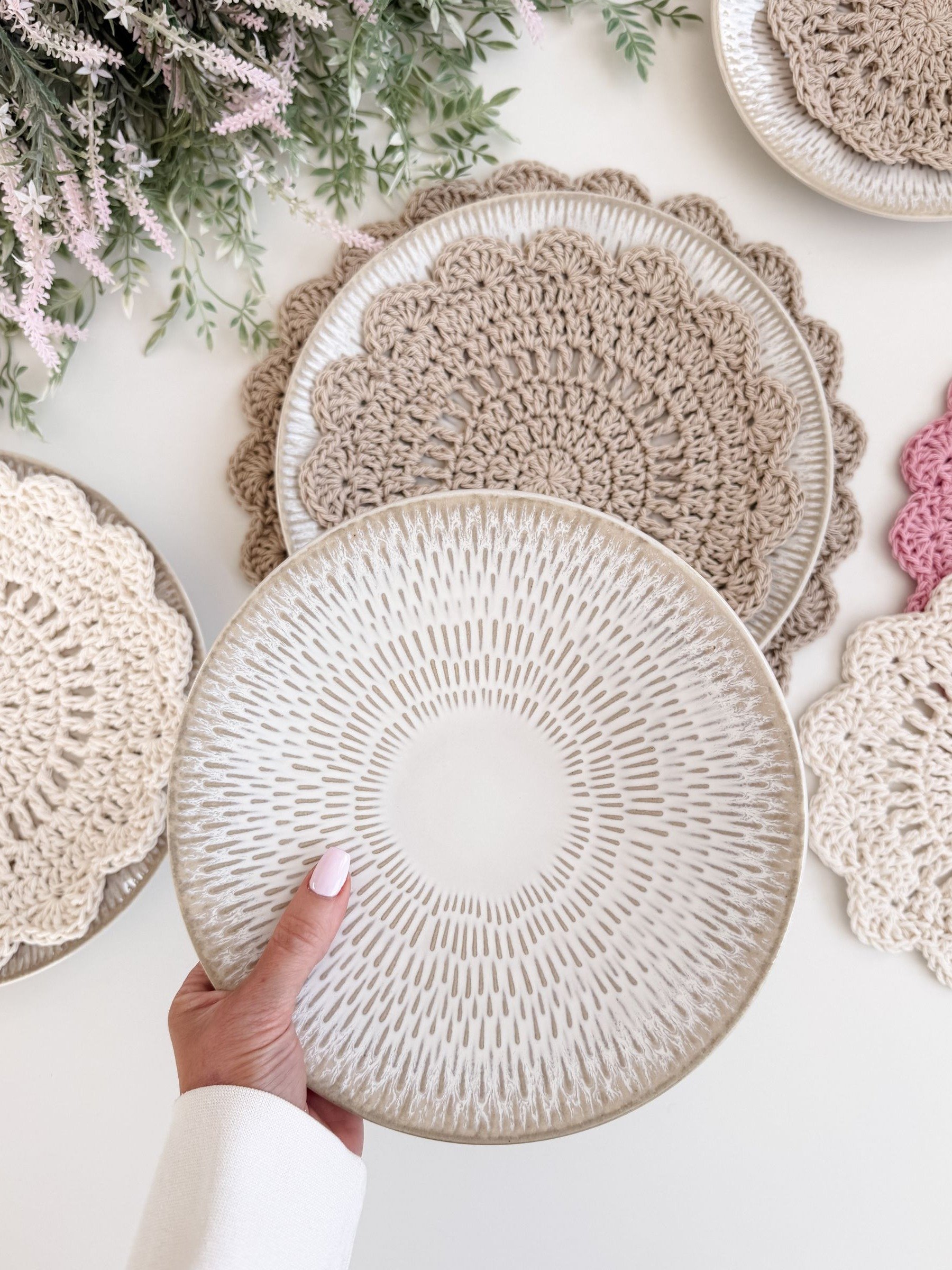 Stacked Petals Kitchen Set Crochet Pattern product image (10)