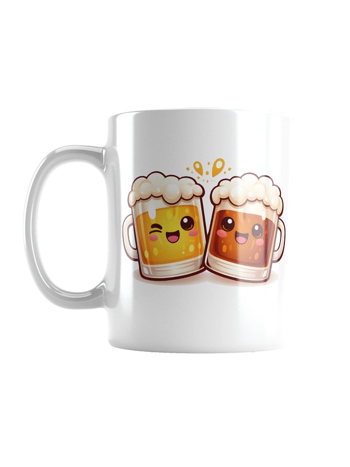 Brewed & Rooted White Glossy Mug product image (2)