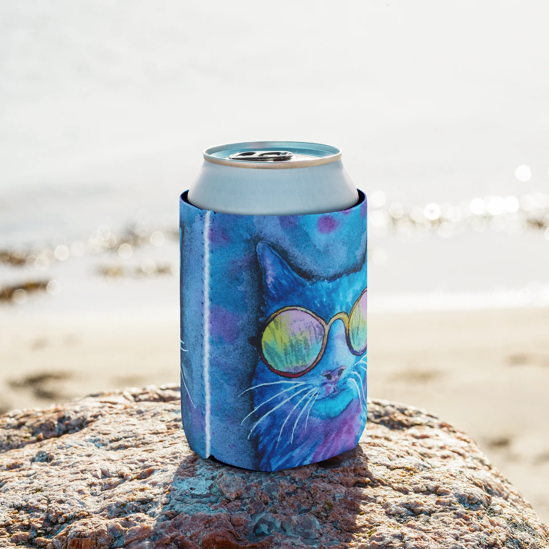 Willa the Wonder Cat — Custom Can Cooler product image (9)