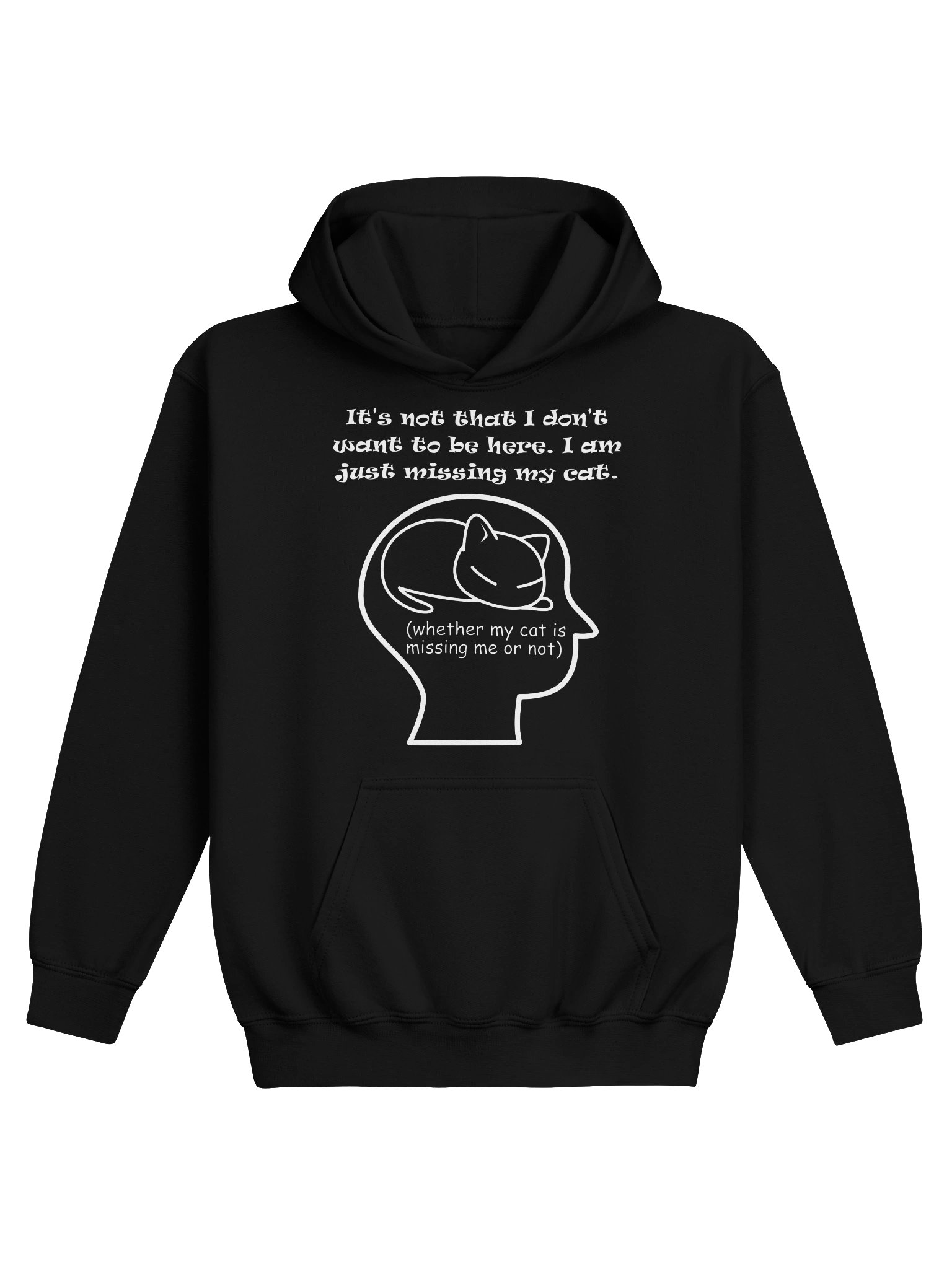 Monday Blue Kind of Mood - Unisex Youth Hoodie product image (1)