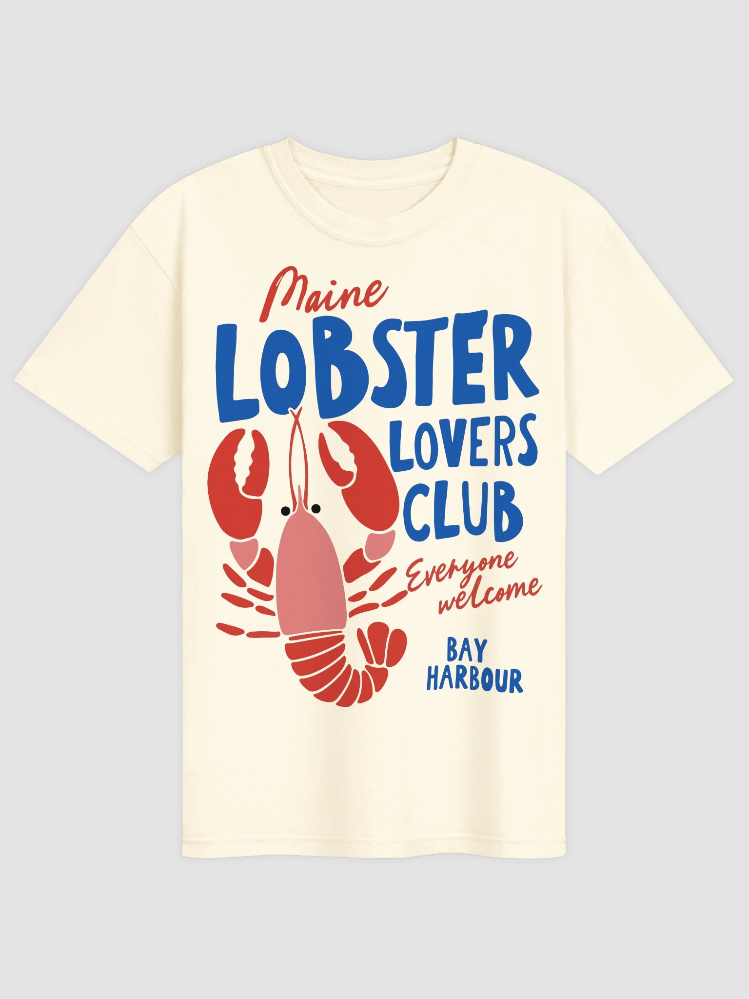 Maine Lobster Lovers Club — Retro Graphic T-Shirt product image (2)