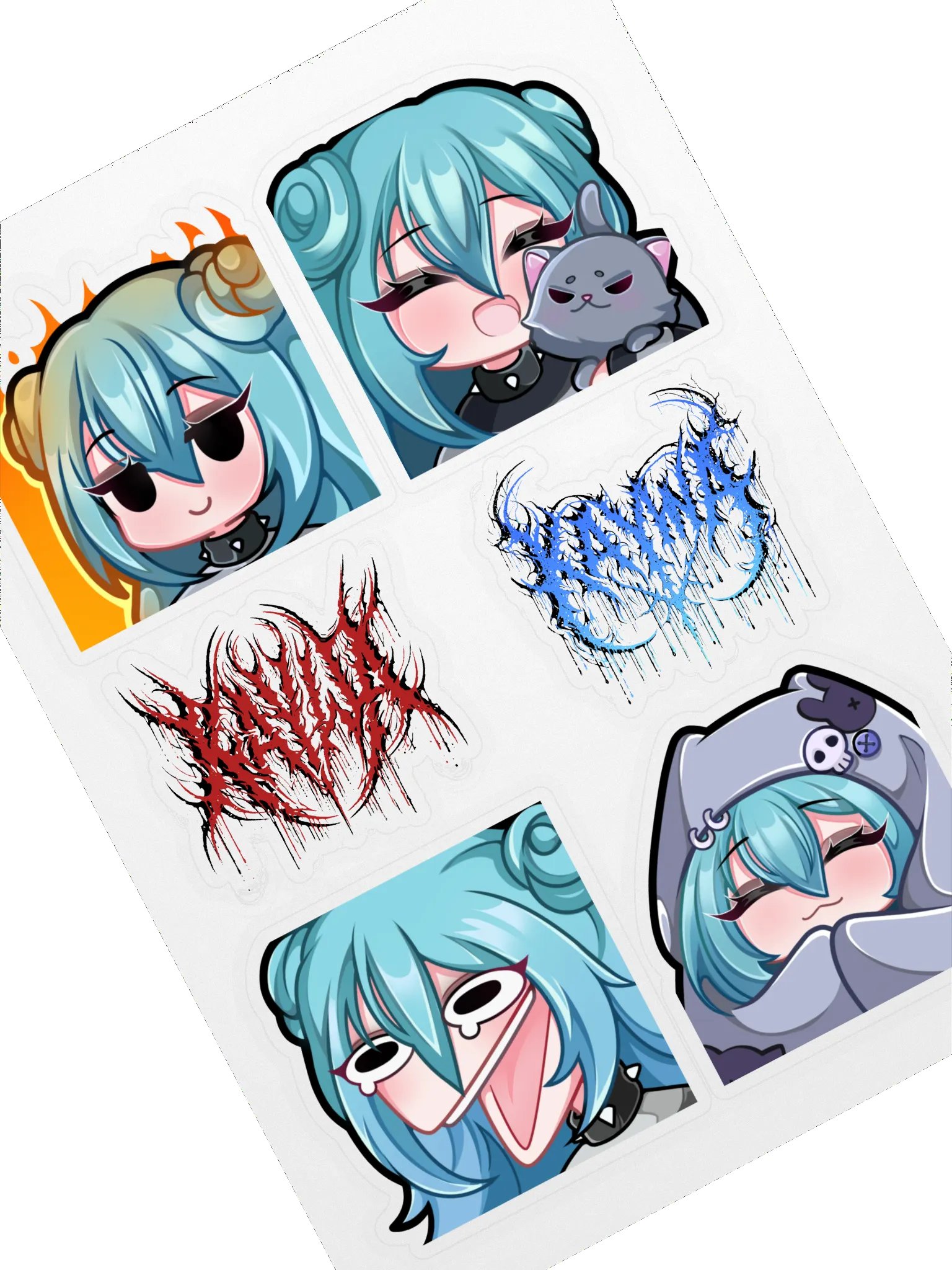 Kaywa's Font and Emote Collage product image (1)