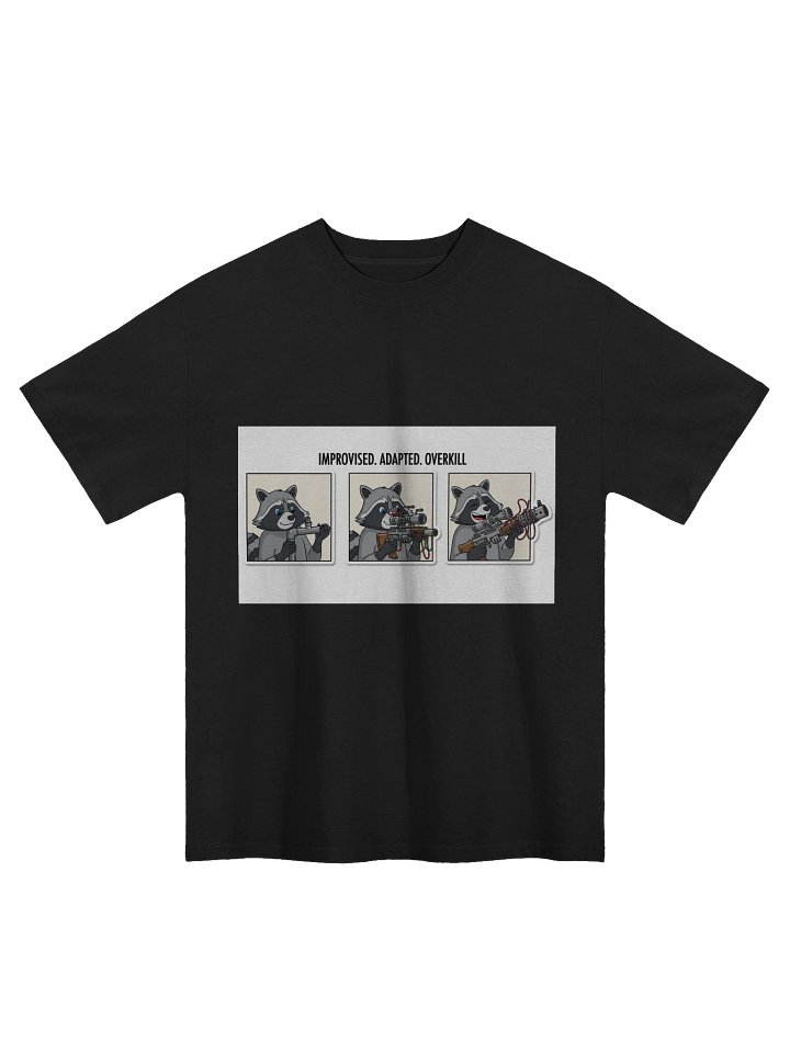 Adapted Overkill Raccoon Comic T-Shirt product image (1)