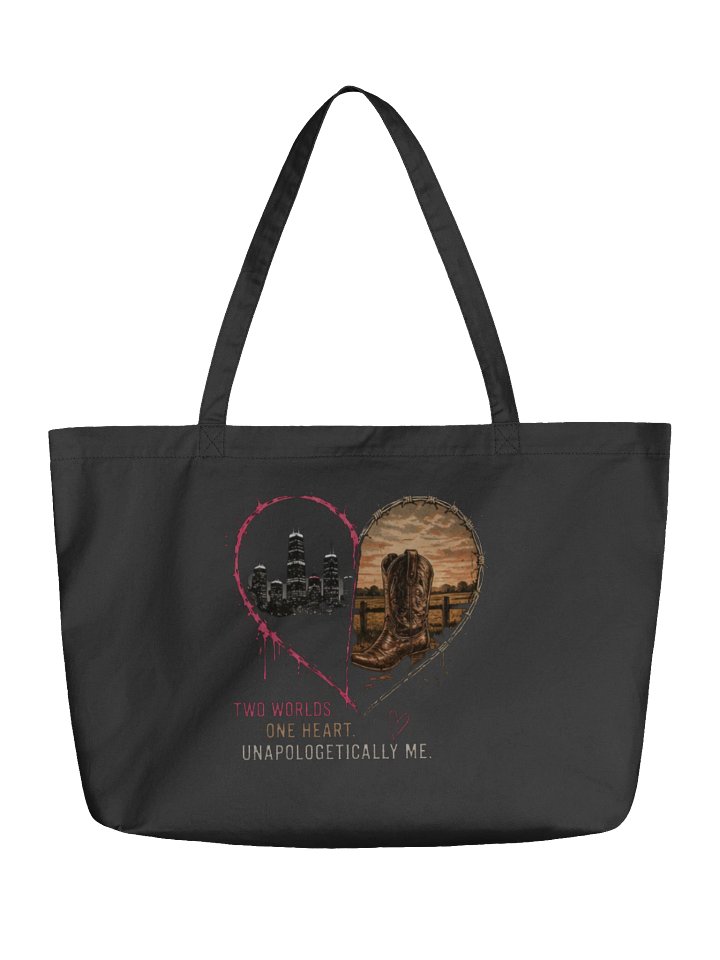 Two Worlds, One Heart Tote product image (1)