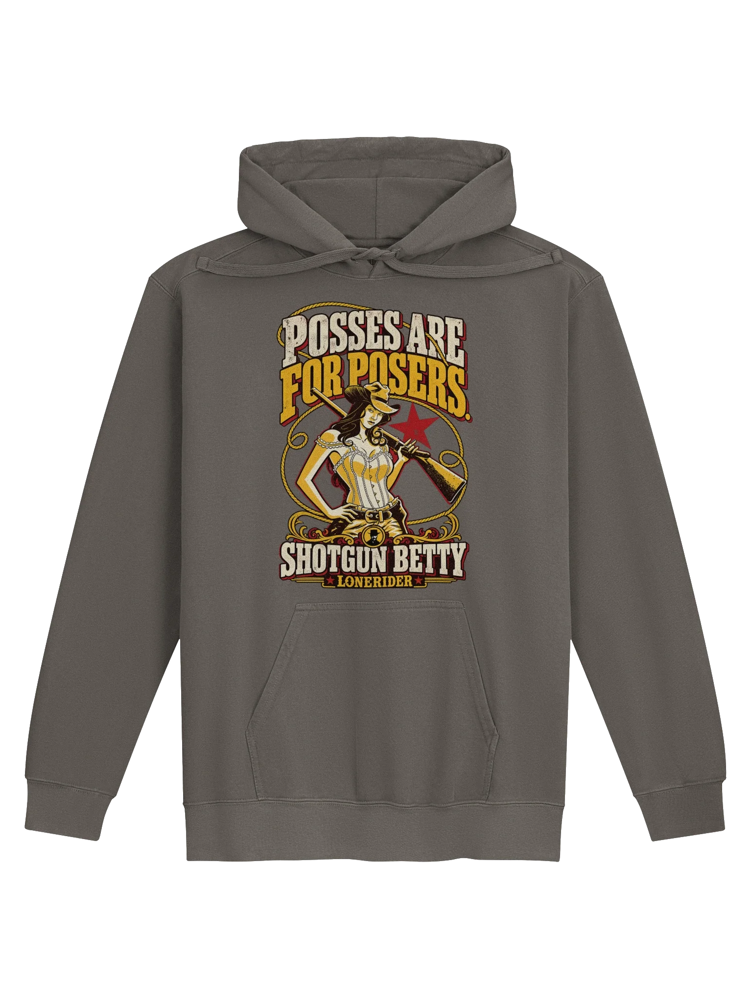 Posses Are for Posers Vintage Hoodie
