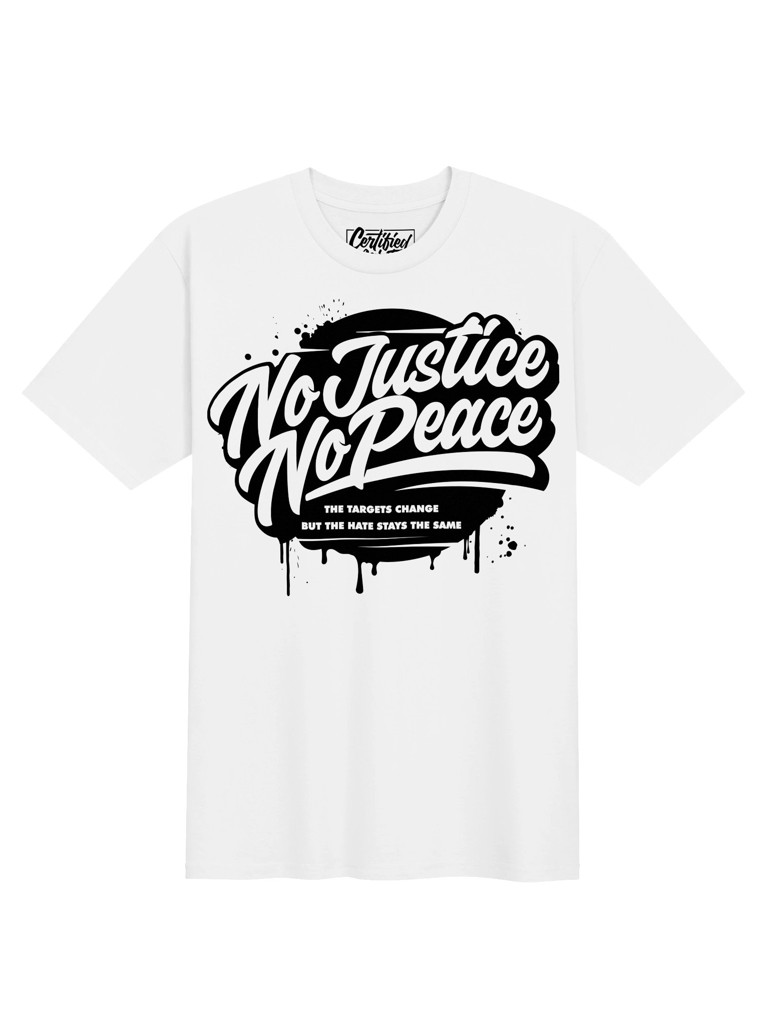 CBF- NO JUSTICE NO PEACE TEE product image (1)