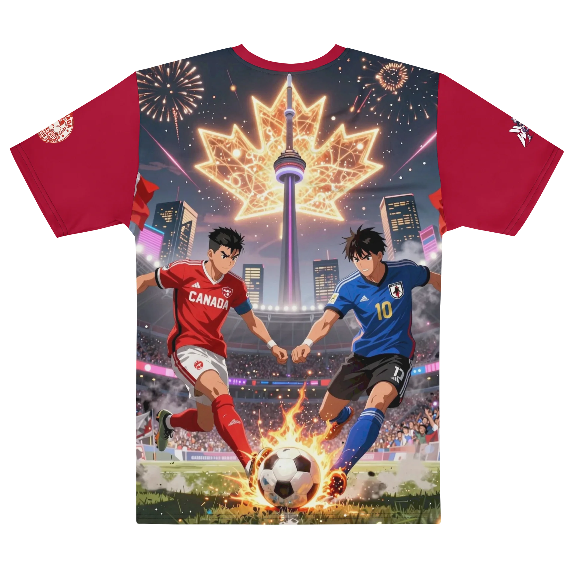 World Cup 2026 Match City Dual-Side Tee 🇨🇦⚽ | Limited Edition Soccer Street Jersey product image (2)