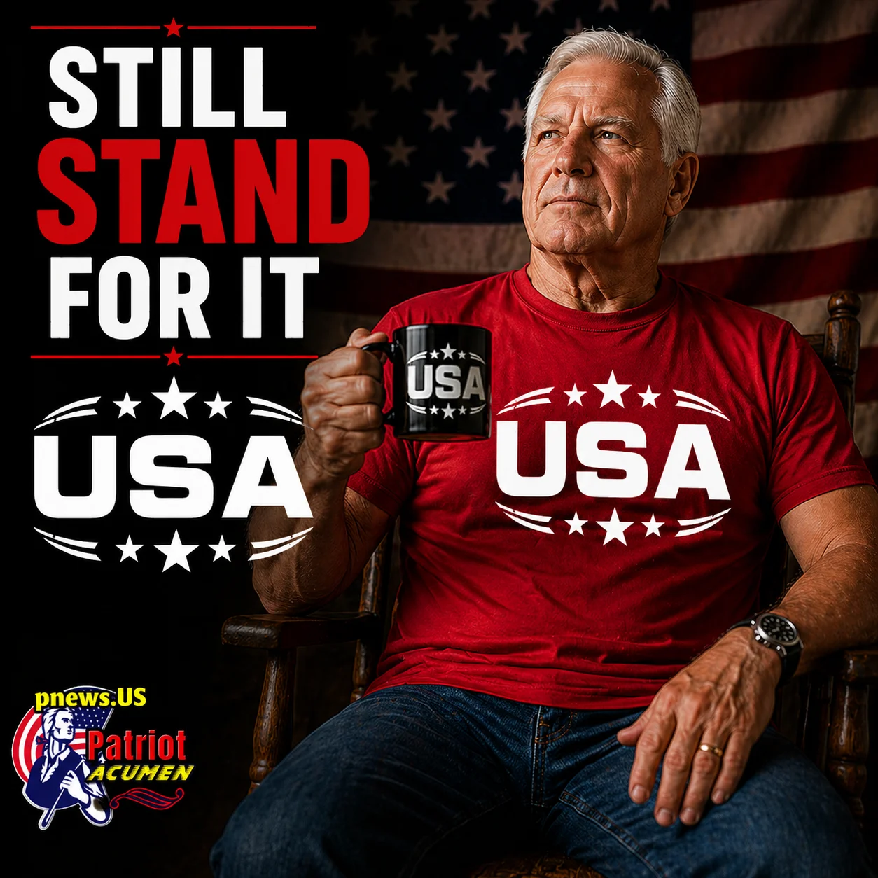 USA T-Shirt • Classic American Design | Clean Patriotic Graphic Tee product image (2)