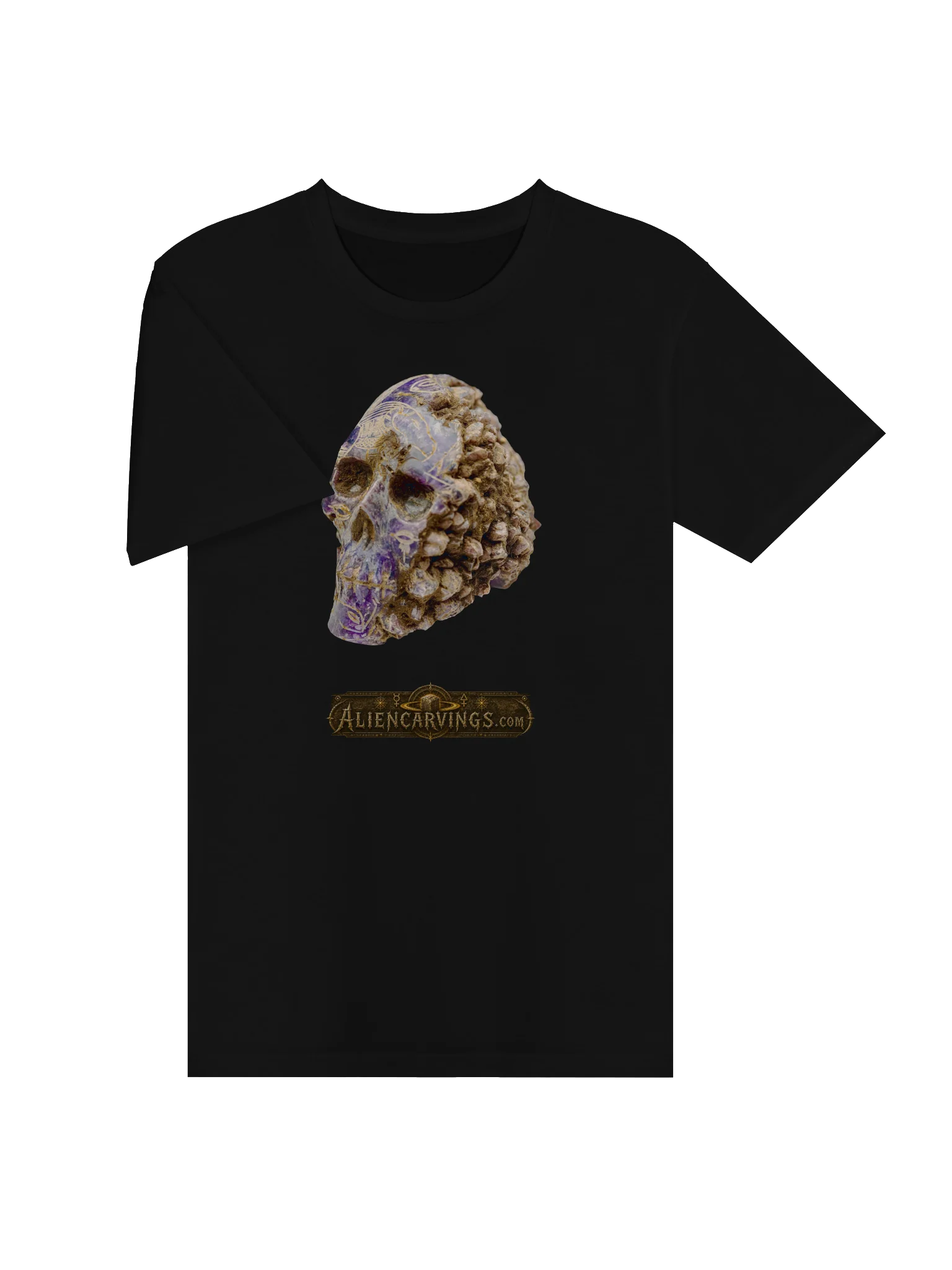 Amethyst Crystal Skull T-Shirt product image (3)