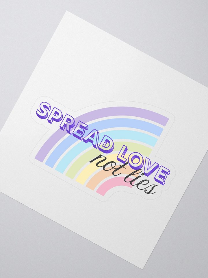 Spread Love Kiss Cut Stickers product image (2)