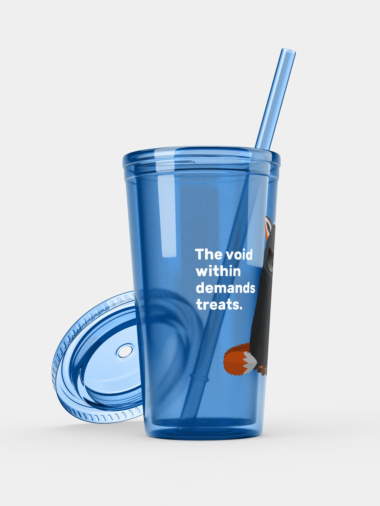 Cloaked Fox Transparent Tumbler product image (7)