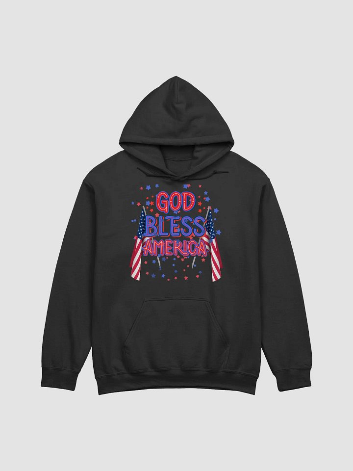 'GOD BLESS AMERICA Hoodie for mom dad sons daughters friends product image (1)
